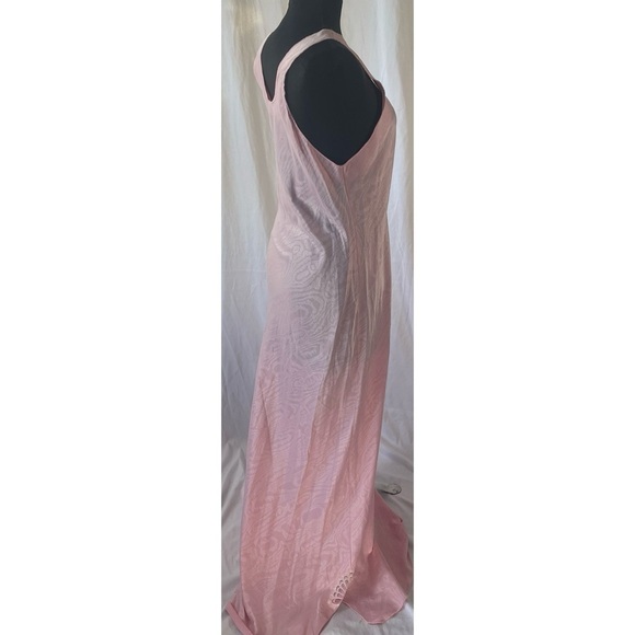 90’s Vintage Monochrome Prink Pale Punk Maxi Slip Nightgown - Picture 13 of 13